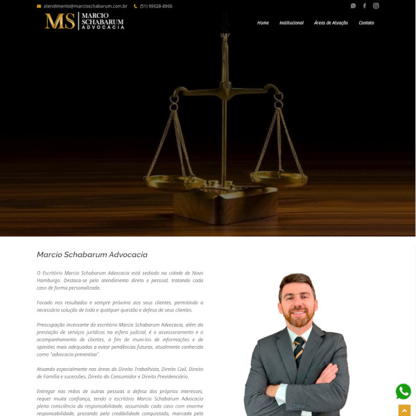 Website para Advogado Porto Alegre RS | Skabe Marketing Digital