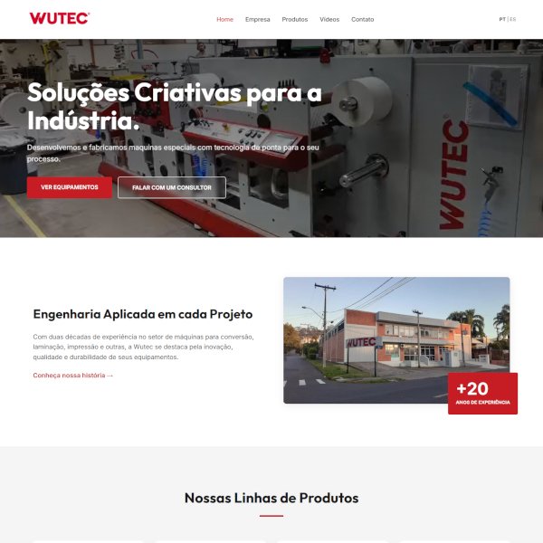Wutec M�quinas | Skabe Marketing Digital